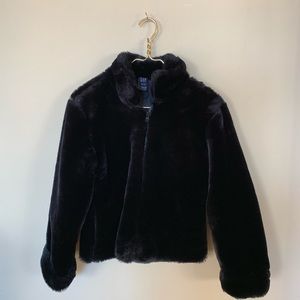 Black Faux Fur Jacket